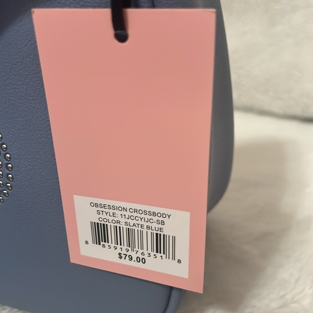 NWT Juicy couture slater blue obsession crossbody bag - Picture 7 of 10